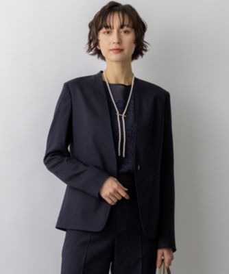 23区(ニジュウサンク)のアイアスマットストレッチ ノーカラー