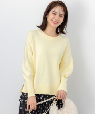 組曲(クミキョク)のコットンカシミヤMIX クルーネックニット通販