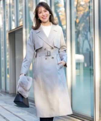 ANY SIS(エニィスィス)のエレガントロング トレンチ コート通販