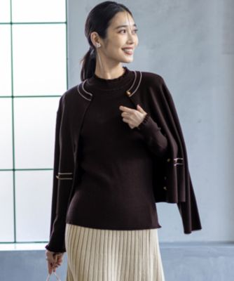 ANY SIS(エニィスィス)の【CICA加工】ニット ジャケット通販