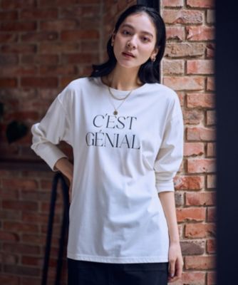 集英社HAPPY PLUS STOREANY（エニィ）/【洗濯機可/アンチピリング/UVケア】ロゴロングスリーブTシャツ