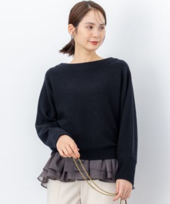 組曲 L(クミキョク エル)の【加藤ローサさん着用】ウールカシミヤ