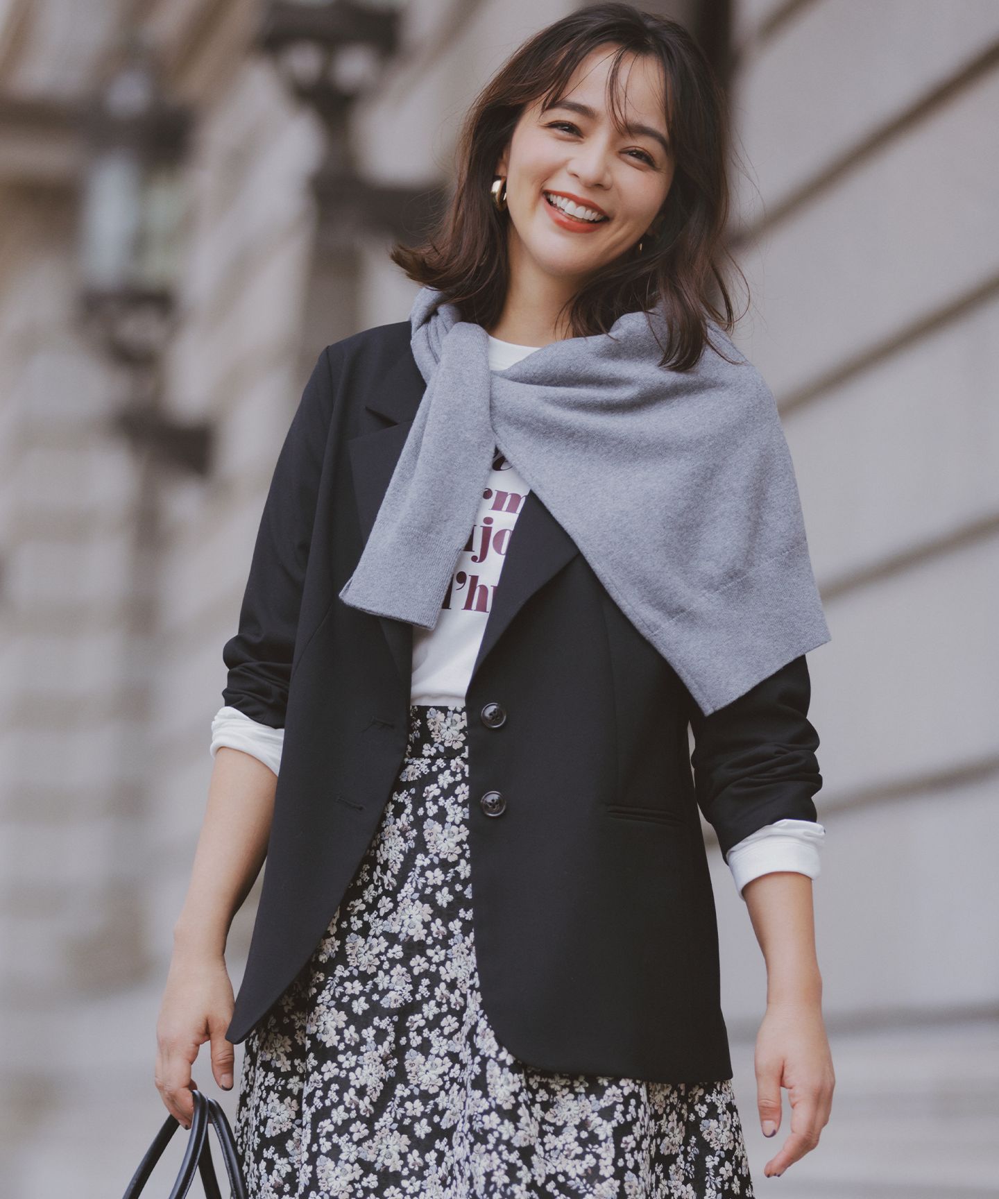 組曲 S(クミキョク　エス)/【加藤ローサさん着用】ハンサムツイル ジャケット