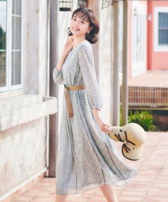 Any Sis エニィスィス の 松井愛莉さん着用 エスニックパネルプリント ワンピース通販 集英社happy Plus Store