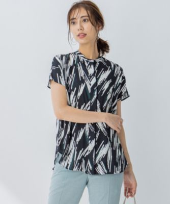 Icb アイシービー のreverse 半袖ブラウス通販 Leeマルシェ