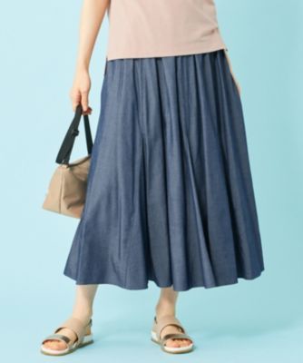 Any Sis エニィスィス の 美人百花8月号掲載 洗える ギャザーフレア スカート通販 Leeマルシェ