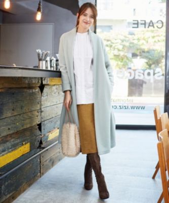 組曲 クミキョク の 洗える マットスエード タイトスカート通販 集英社happy Plus Store