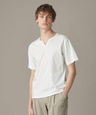 Joseph Homme ジョゼフ オム の Web限定色あり コットンソフィア キーネック Tシャツ通販 集英社happy Plus Store
