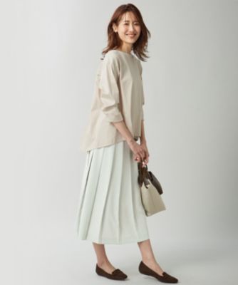 組曲 L クミキョク エル の シワ加工 洗える Pe2wayストレッチプリーツスカート通販 集英社happy Plus Store