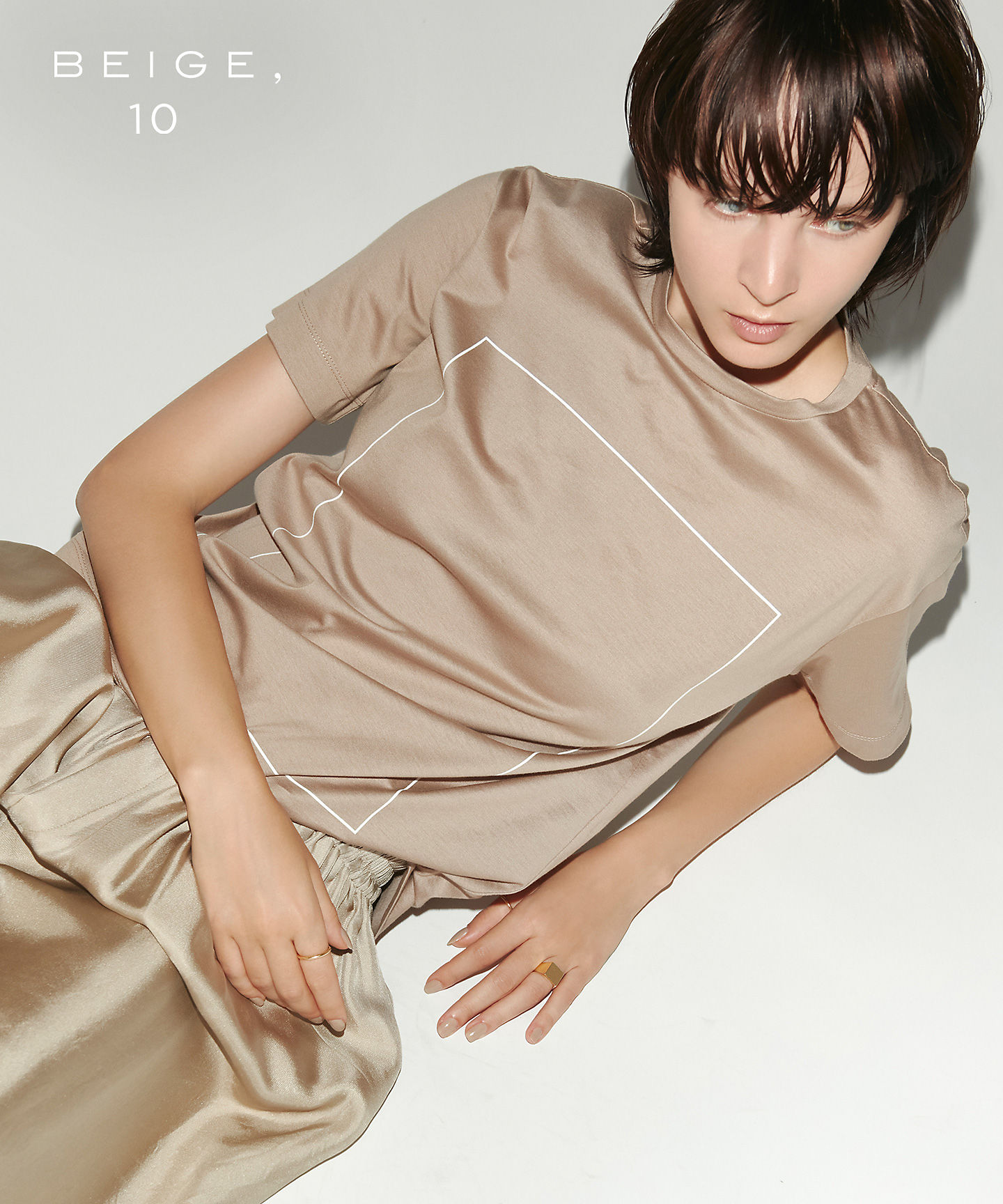 BEIGE，
【VERY4月号掲載】【10th Anniversary】BISCUIT / Tシャツ
￥14,300
