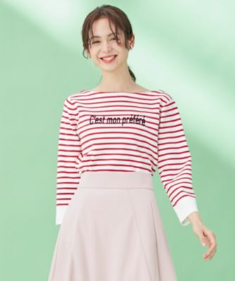 集英社HAPPY PLUS STORE組曲 L（クミキョク　エル）/【洗える】ハイツイストコットンボートネック ニット