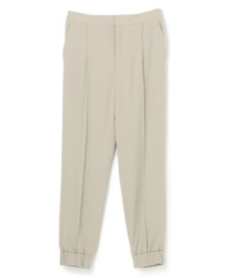 BEIGE, ベイジ 4 【洗える】SENTIER / バックサテンジョグパンツ BEIGE，(ベイジ)の【洗える】SENTIER / バックサテンジョグ