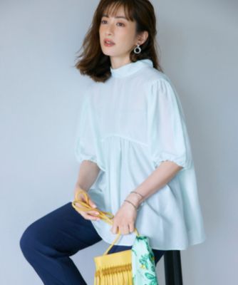 【2024最新】SNSで話題・人気の商品のおすすめアイテム 23区(ニジュウサンク)の【WEB限定】エアリーシフォン 2WAY シャツ/ブラウス(半袖/袖なし)