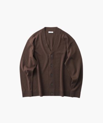 ATON／NATURAL DYE WOOL | カーディガン - UNISEX-