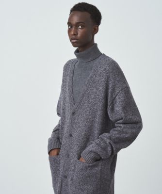 ATON(エイトン)のWOOL MOULINE | オーバーサイズカーディガン - UNISEX