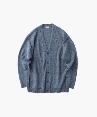 ATON(エイトン)のWOOL MOULINE | オーバーサイズカーディガン - UNISEX