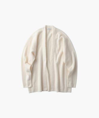 ATON(エイトン)のGARMENT DYE CASHMERE | ショートカーディガン通販