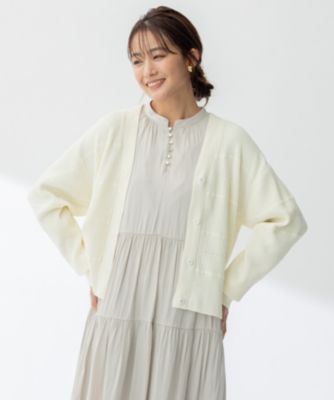 集英社HAPPY PLUS STORE組曲（クミキョク）/【WEB・一部店舗限定】モールミックスパターンニット カーディガン