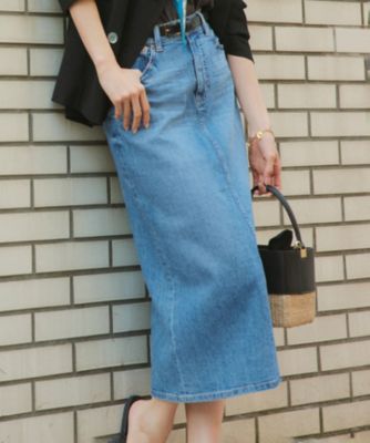 23区(ニジュウサンク)の【洗える】23区DENIM ストレッチデニム スカート通販 eclat premium（エクラプレミアム）