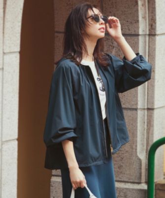 23区 S(ニジュウサンク エス)のナイロン2WAYストレッチ ノーカラー