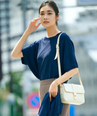 集英社HAPPY PLUS STORE23区（ニジュウサンク）/【洗える】レーヨンポリエステルストレッチ ドルマン ニット