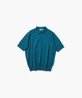 エイトン ATON 22AW 5分袖カットソー Tシャツ プルオーバー 02 緑