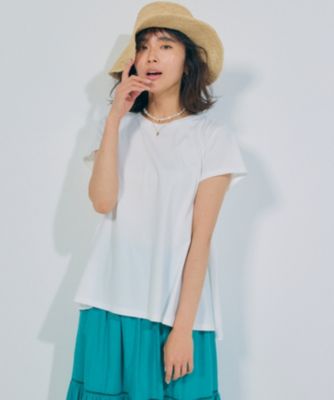 ＜集英社＞ 23区(ニジュウサンク)/【洗える】ALBINIジャージー Aライン Tシャツ