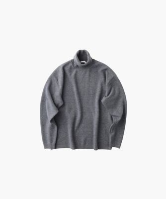 ATON(エイトン)のFINE WOOL MELTON | タートルネックセーター - UNISEX