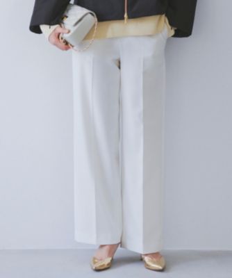 ストレッチギャバ ワイド パンツ　 23区 23区(ニジュウサンク)の【CLASSY.2月号掲載/洗える】TR