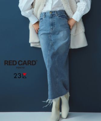 ＜集英社＞ 23区 L(ニジュウサンク エル)/【RED CARD TOKYO×23区】デニム Iライン スカート画像