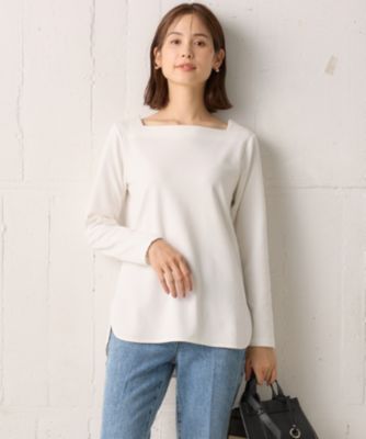 集英社HAPPY PLUS STORE組曲（クミキョク）/スクエアネックテール ロングＴシャツ