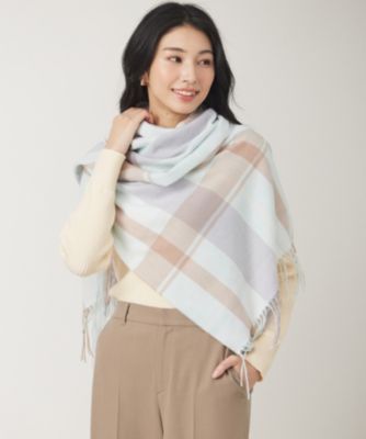 集英社HAPPY PLUS STOREany SiS（エニィスィス）/【洗える】フワリーチェック ストール
