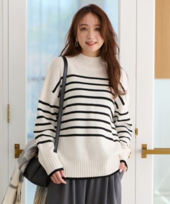 集英社HAPPY PLUS STOREANY（エニィ）/【洗濯機可能/6色展開】ラムウールハイネックニット