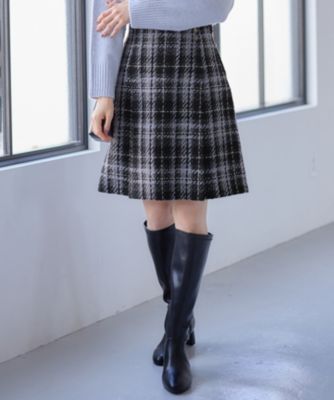 any SiS(エニィスィス)のファジーチェック ミニスカート通販 | LEEマルシェ