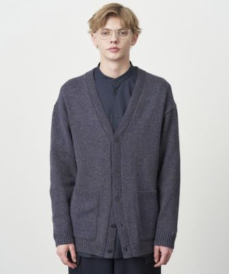 ATON(エイトン)のWOOL MOULINE | オーバーサイズカーディガン - UNISEX