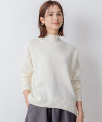集英社HAPPY PLUS STORE組曲（クミキョク）/【8色展開・WEB限定】ウールカシミヤミックス ハイネック ニット