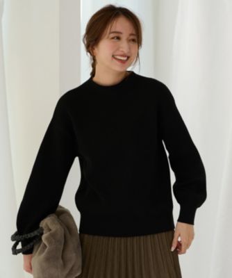 集英社HAPPY PLUS STOREANY（エニィ）/【洗濯機可能/8色展開】ソフトタッチポリエステルニット