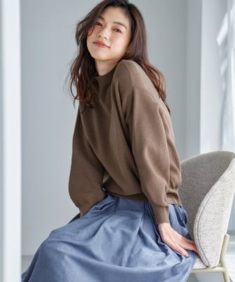 集英社HAPPY PLUS STOREany FAM（エニィファム）/【洗濯機可能/8色展開】ソフトタッチポリエステルニット