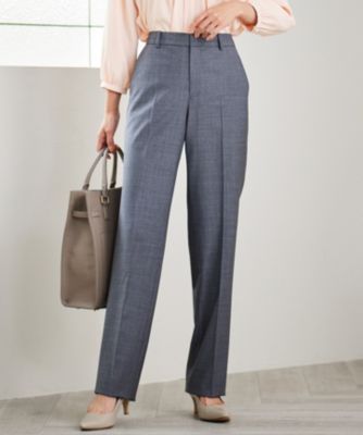 集英社HAPPY PLUS STORE23区 L（ニジュウサンク エル）/【セットアップ対応/新色追加】ラフィーネウール フルレングスパンツ