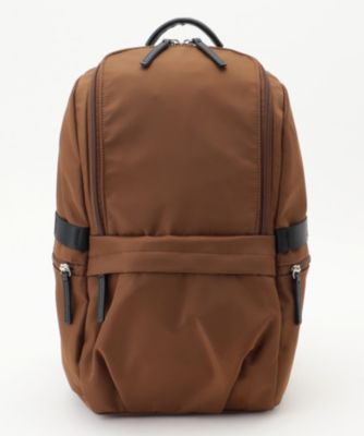 美品【ICB】リュック ICB 【A4サイズ収納可】8ポケットナイロンリュック （チャコール