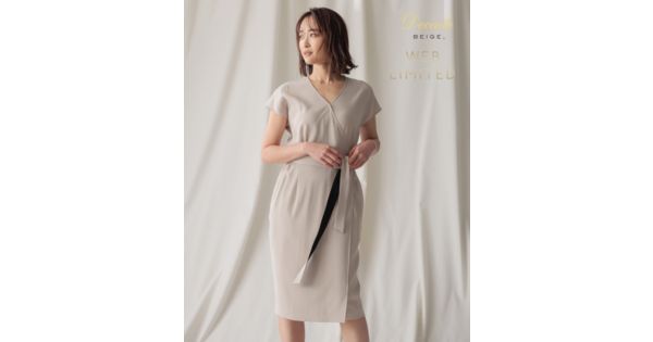 BEIGE，(ベイジ)の【WEB＆一部店舗限定】CINDY / ラップドレス通販 