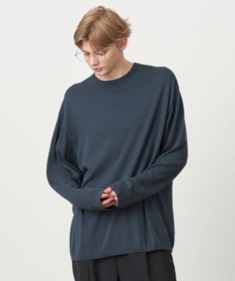 ATON(エイトン)のCOTTON SILK CASHMERE | クルーネックセーター