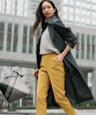 23区× LIMONTA フーディーコート 23区｜【Oggi4月号掲載】LIMONTA メモリータフタ コート