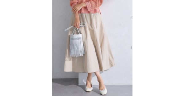 23区(ニジュウサンク)の【洗える】ルミエールタフタ フレアスカート 