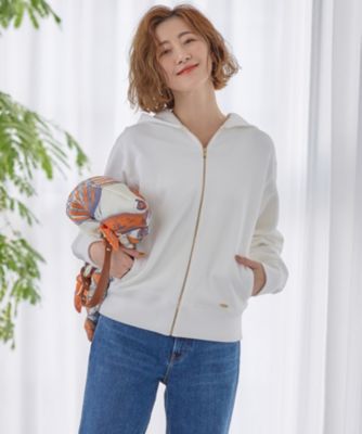 23区【洗える】オーガニックコットンテリー フーディー 23区(ニジュウサンク)の【洗える】オーガニックコットンテリー