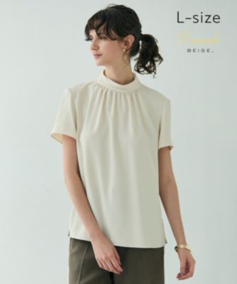 BEIGE,(ベイジ)の【洗える・L-size】EVA / ハイネックハーフ BEIGE,(ベイジ)の【洗える・L-size】EVA / ハイネックハーフ