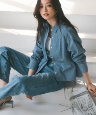 23区 CANCLINI クロップド シャツ 23区｜【Oggi4月号掲載/洗える】CANCLINI クロップド シャツ