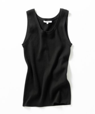 未開封新品　23区　コットンリブタンクトップ 23区(ニジュウサンク)の【CLASSY.掲載】コットンリブ タンクトップ通販