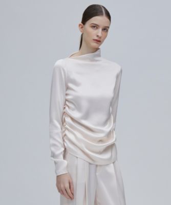 BEIGE， ベイジ　ブラウス　4 BEIGE，(ベイジ)のGINETTE / シャーリングブラウス通販 | 集英社HAPPY