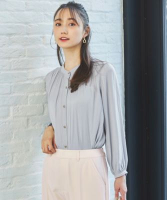 集英社HAPPY PLUS STOREany SiS（エニィスィス）/【洗える】カッセンジャカード ブラウス